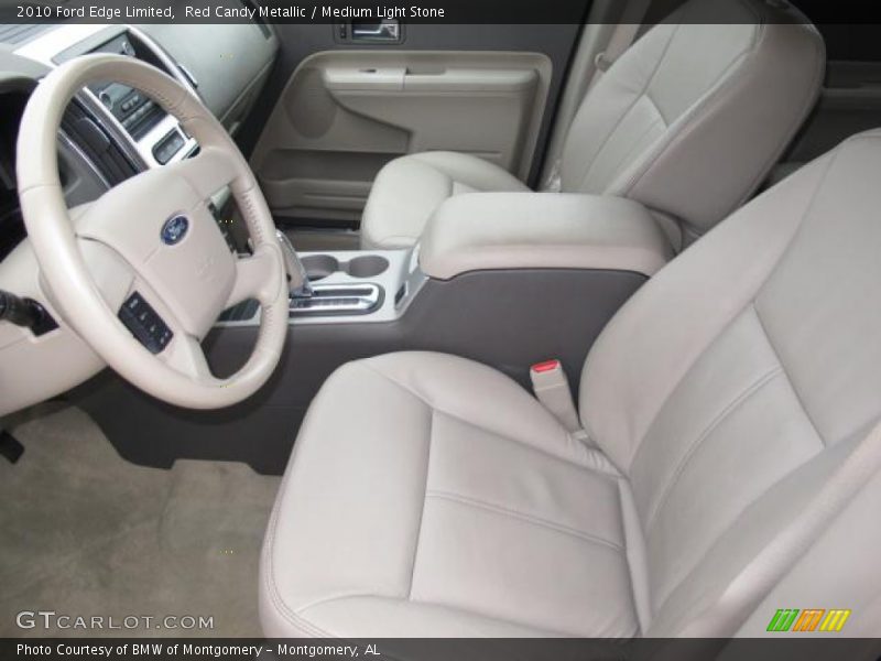 Red Candy Metallic / Medium Light Stone 2010 Ford Edge Limited