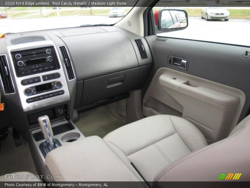 Red Candy Metallic / Medium Light Stone 2010 Ford Edge Limited