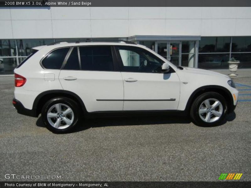Alpine White / Sand Beige 2008 BMW X5 3.0si