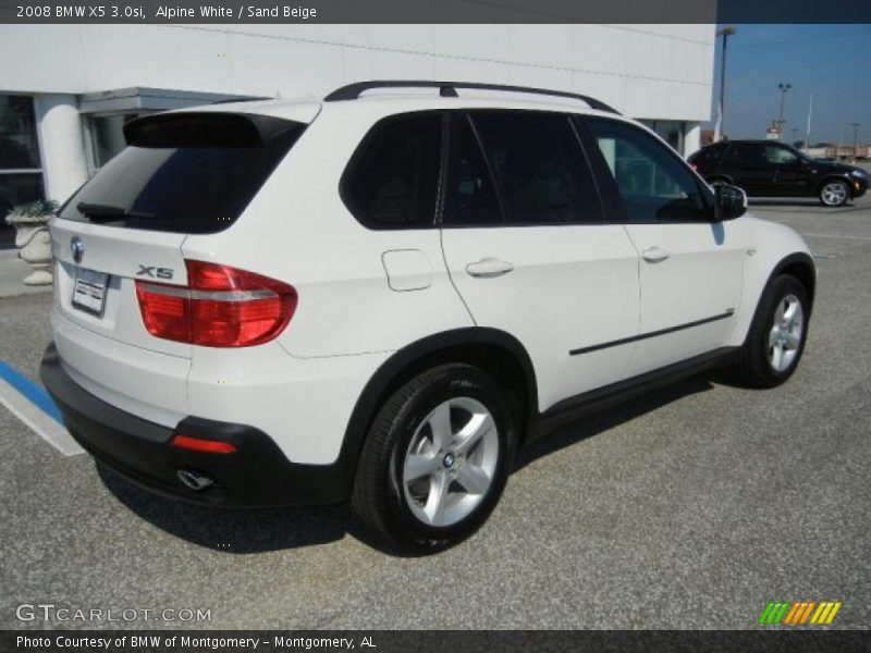 Alpine White / Sand Beige 2008 BMW X5 3.0si