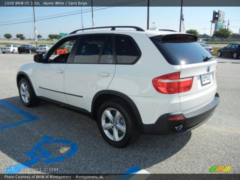 Alpine White / Sand Beige 2008 BMW X5 3.0si