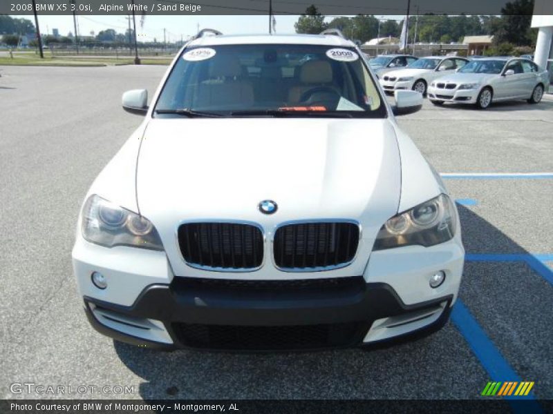 Alpine White / Sand Beige 2008 BMW X5 3.0si