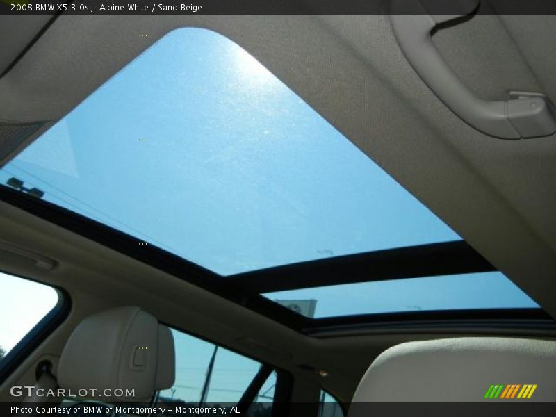 Alpine White / Sand Beige 2008 BMW X5 3.0si