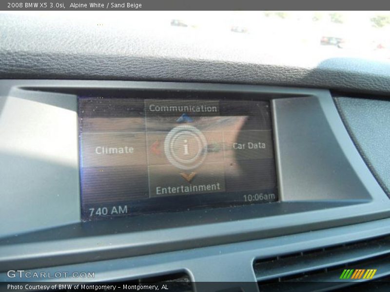 Alpine White / Sand Beige 2008 BMW X5 3.0si