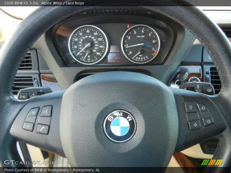 Alpine White / Sand Beige 2008 BMW X5 3.0si