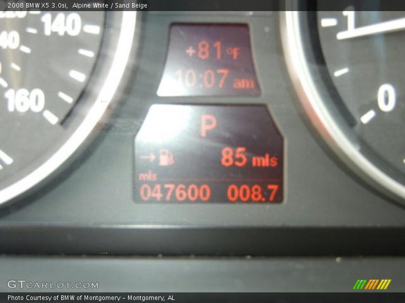 Alpine White / Sand Beige 2008 BMW X5 3.0si
