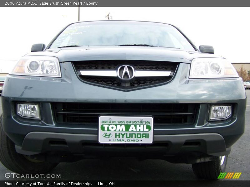 Sage Brush Green Pearl / Ebony 2006 Acura MDX