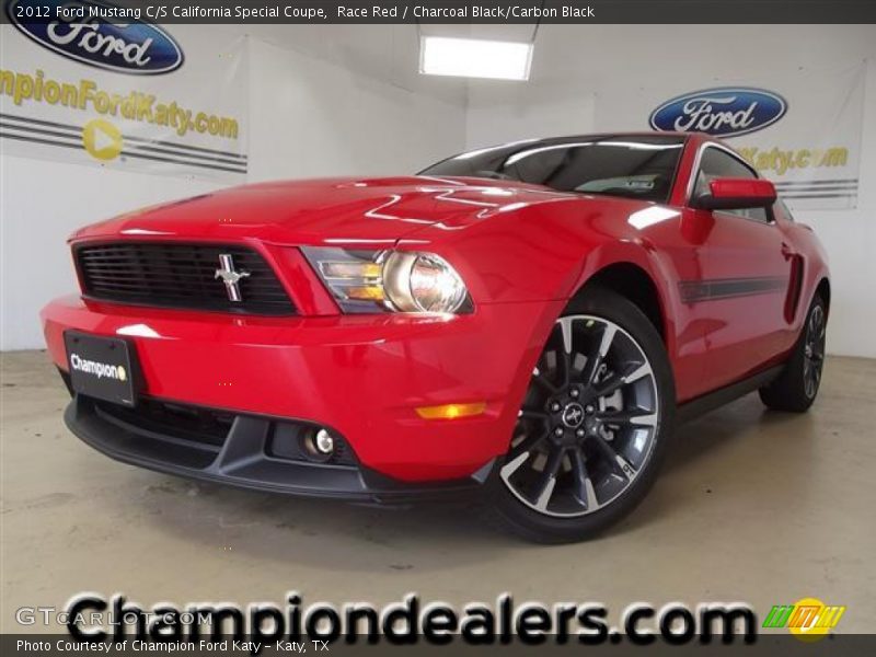 Race Red / Charcoal Black/Carbon Black 2012 Ford Mustang C/S California Special Coupe