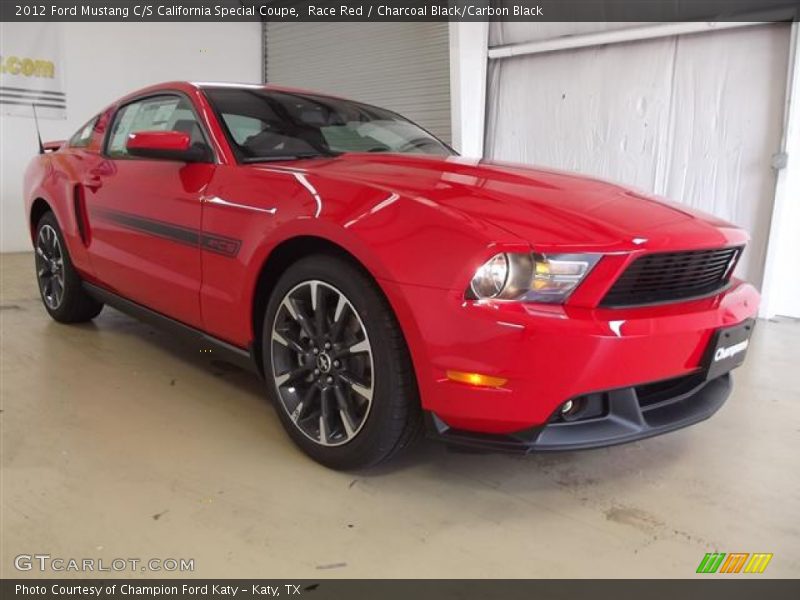 Race Red / Charcoal Black/Carbon Black 2012 Ford Mustang C/S California Special Coupe