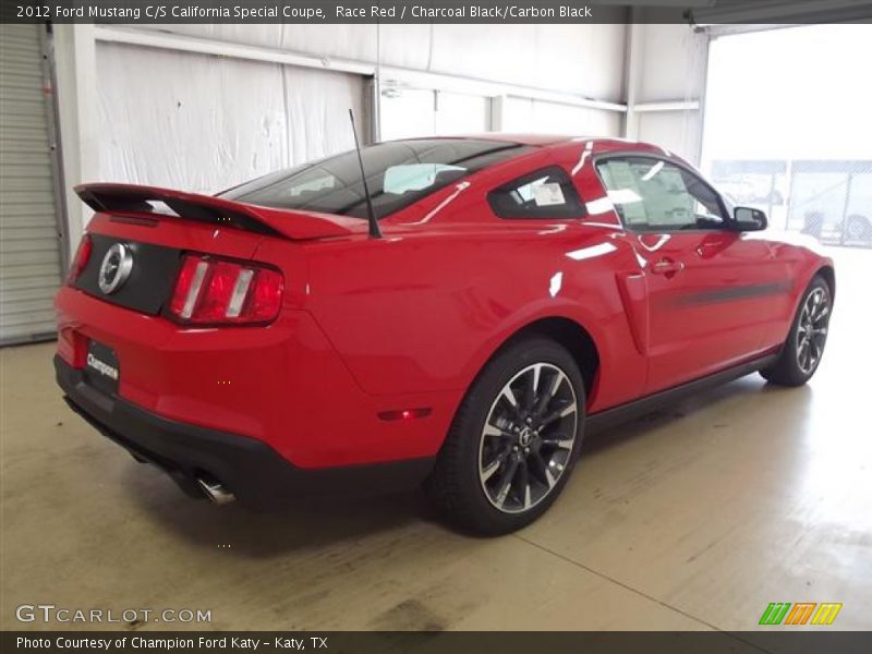 Race Red / Charcoal Black/Carbon Black 2012 Ford Mustang C/S California Special Coupe