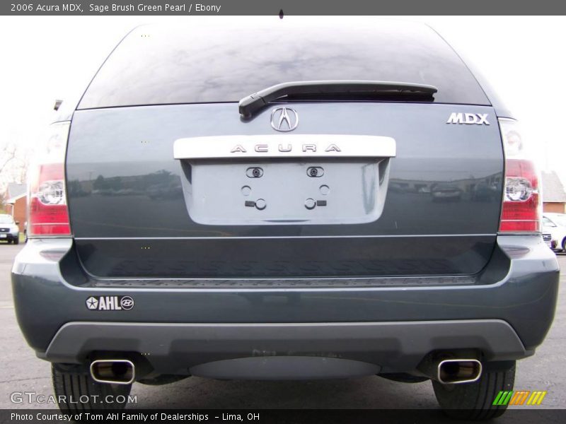 Sage Brush Green Pearl / Ebony 2006 Acura MDX