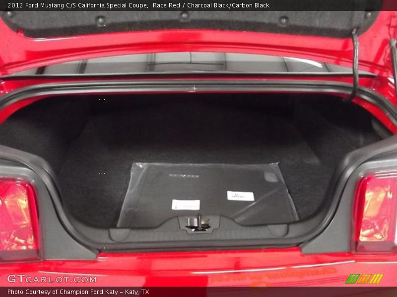  2012 Mustang C/S California Special Coupe Trunk