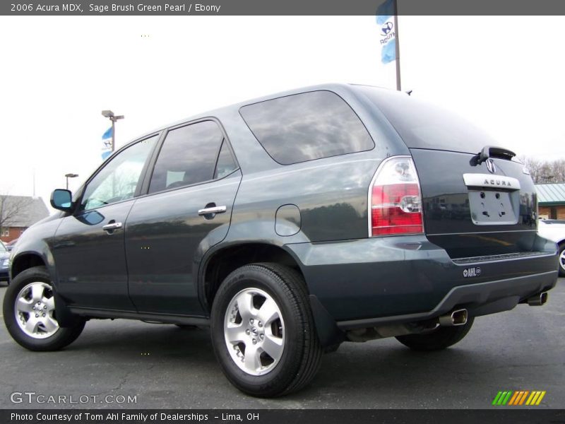 Sage Brush Green Pearl / Ebony 2006 Acura MDX