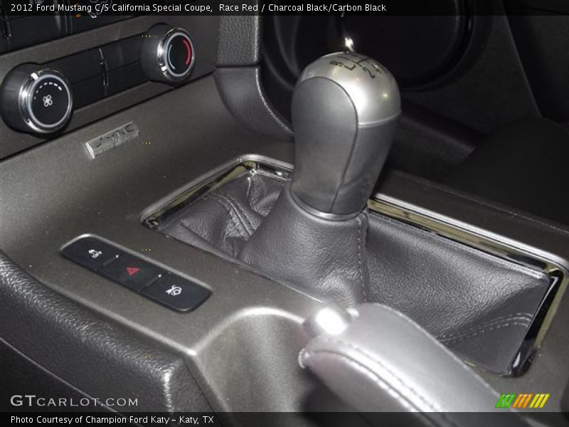  2012 Mustang C/S California Special Coupe 6 Speed Manual Shifter