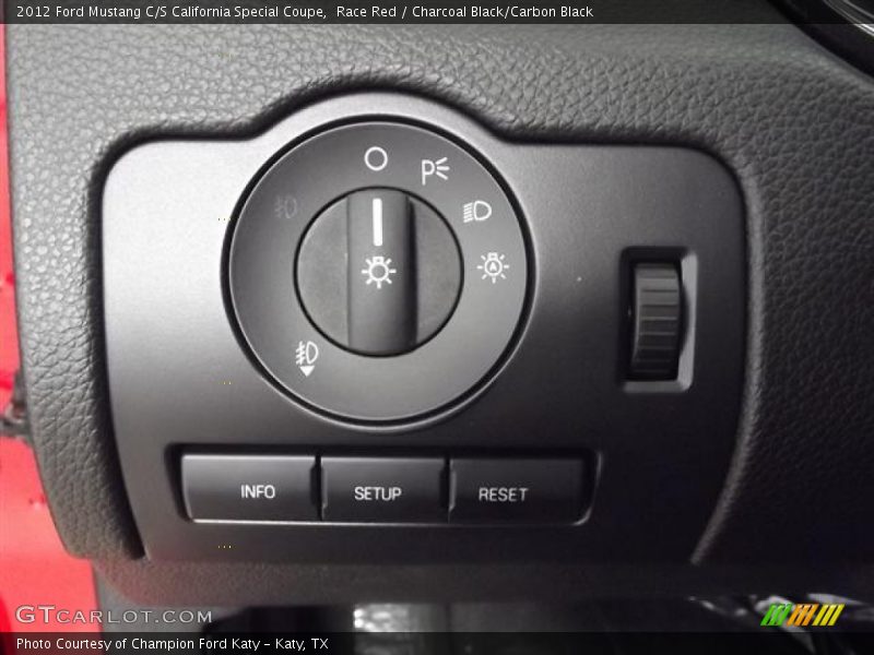 Race Red / Charcoal Black/Carbon Black 2012 Ford Mustang C/S California Special Coupe