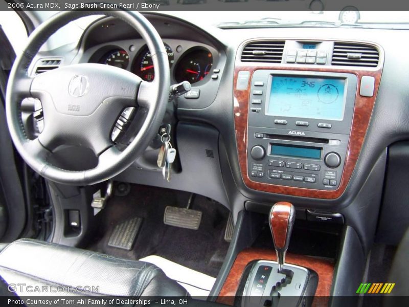 Sage Brush Green Pearl / Ebony 2006 Acura MDX