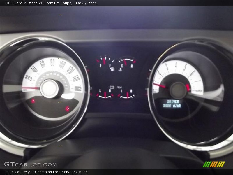  2012 Mustang V6 Premium Coupe V6 Premium Coupe Gauges