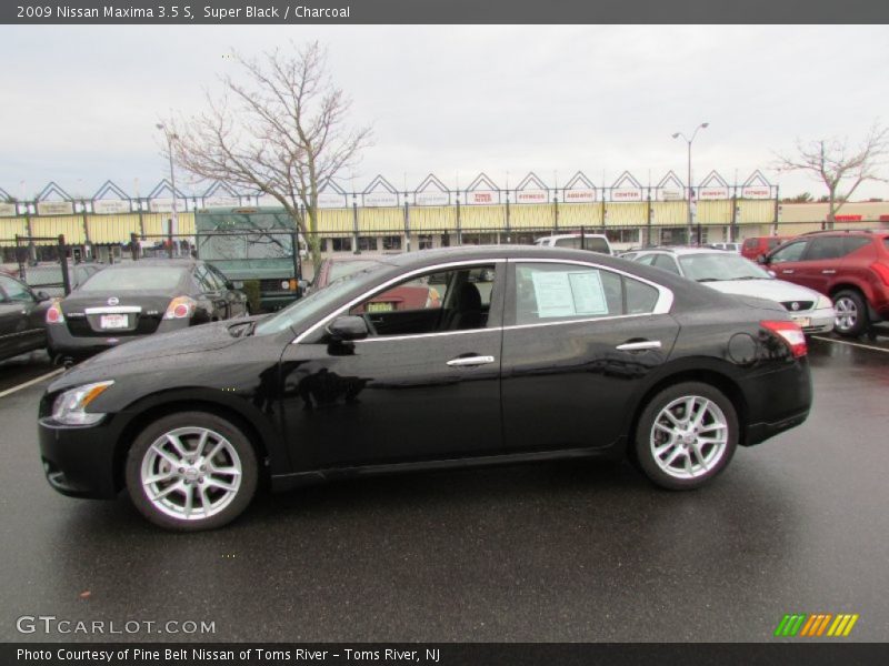 Super Black / Charcoal 2009 Nissan Maxima 3.5 S