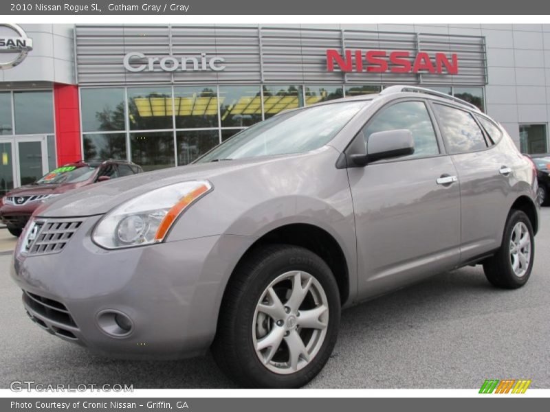 Gotham Gray / Gray 2010 Nissan Rogue SL