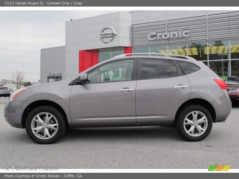 Gotham Gray / Gray 2010 Nissan Rogue SL