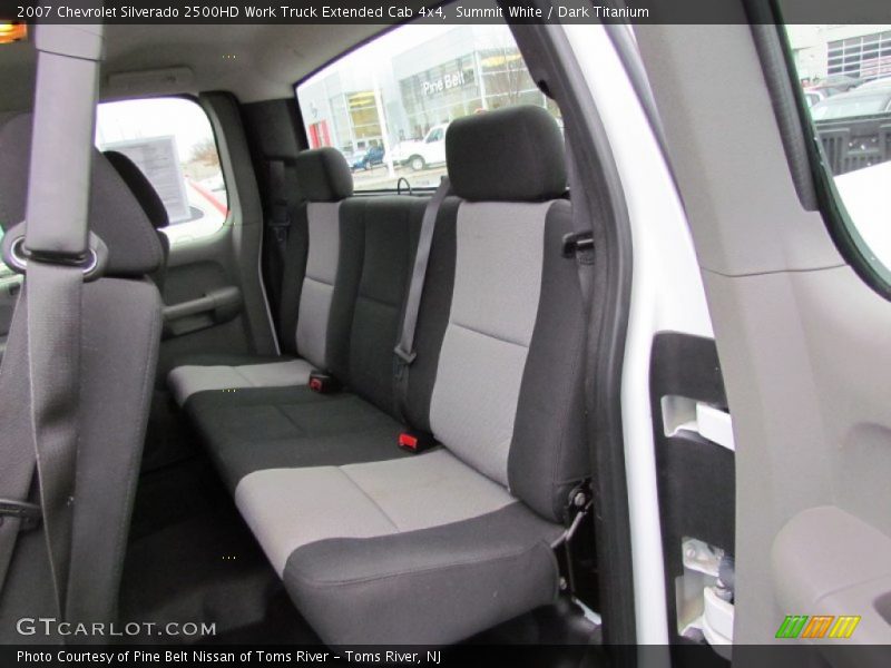 Summit White / Dark Titanium 2007 Chevrolet Silverado 2500HD Work Truck Extended Cab 4x4
