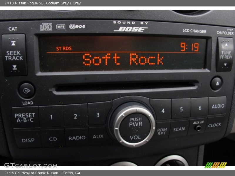 Audio System of 2010 Rogue SL