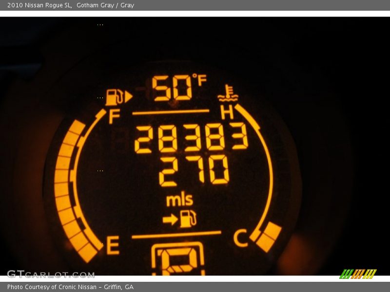 Gotham Gray / Gray 2010 Nissan Rogue SL