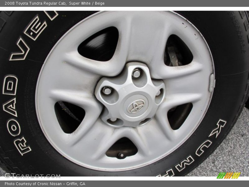 Super White / Beige 2008 Toyota Tundra Regular Cab