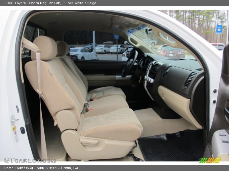 Super White / Beige 2008 Toyota Tundra Regular Cab