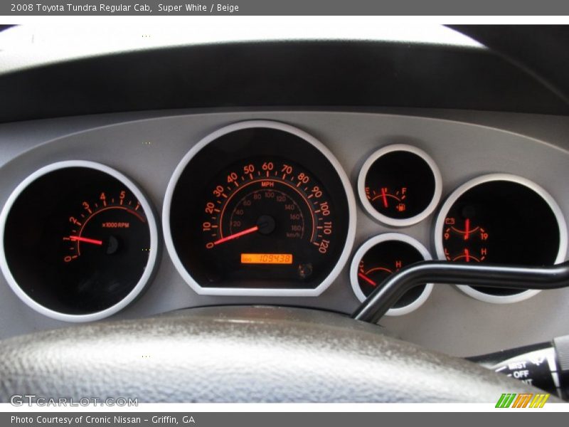 Super White / Beige 2008 Toyota Tundra Regular Cab
