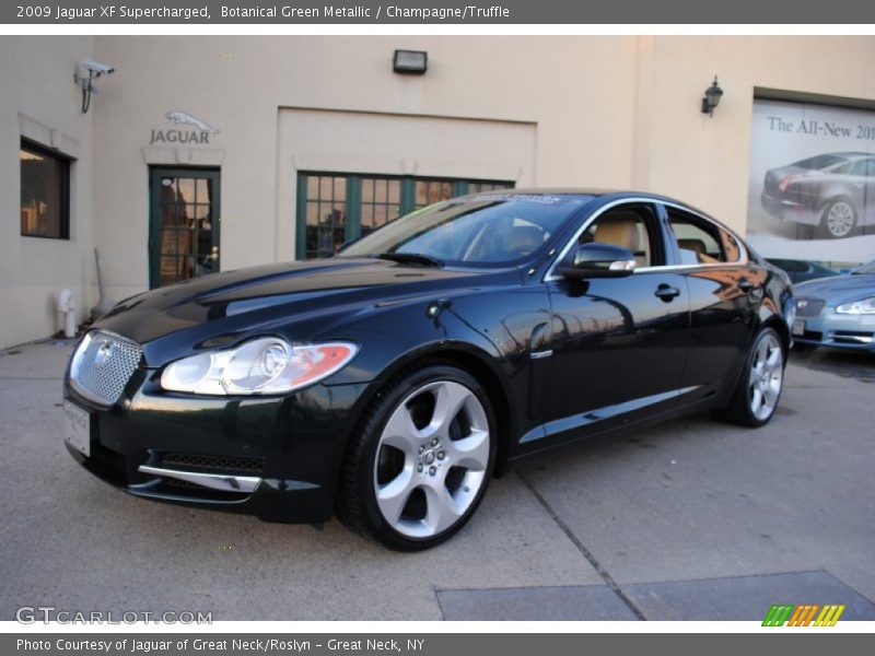 Botanical Green Metallic / Champagne/Truffle 2009 Jaguar XF Supercharged