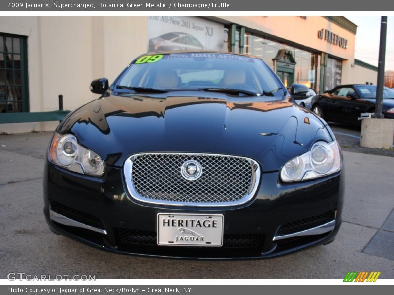 Botanical Green Metallic / Champagne/Truffle 2009 Jaguar XF Supercharged