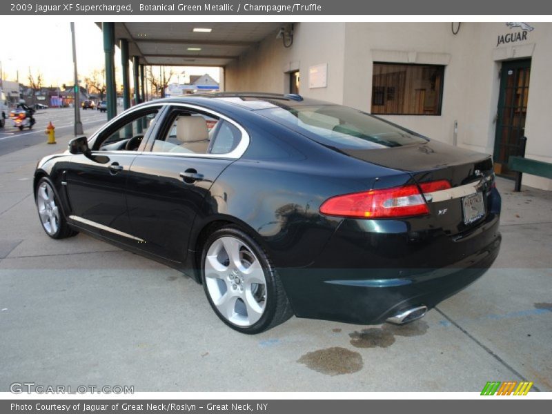 Botanical Green Metallic / Champagne/Truffle 2009 Jaguar XF Supercharged