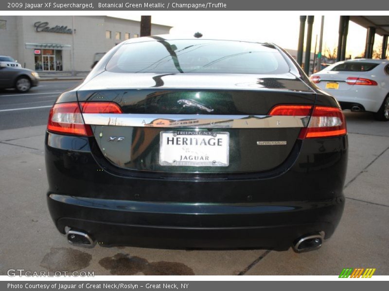 Botanical Green Metallic / Champagne/Truffle 2009 Jaguar XF Supercharged