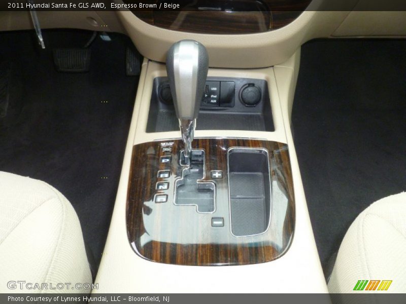 Espresso Brown / Beige 2011 Hyundai Santa Fe GLS AWD
