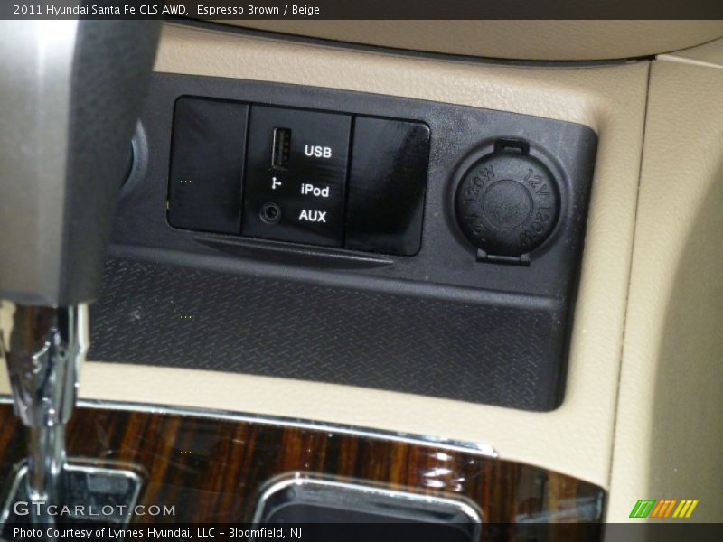Espresso Brown / Beige 2011 Hyundai Santa Fe GLS AWD