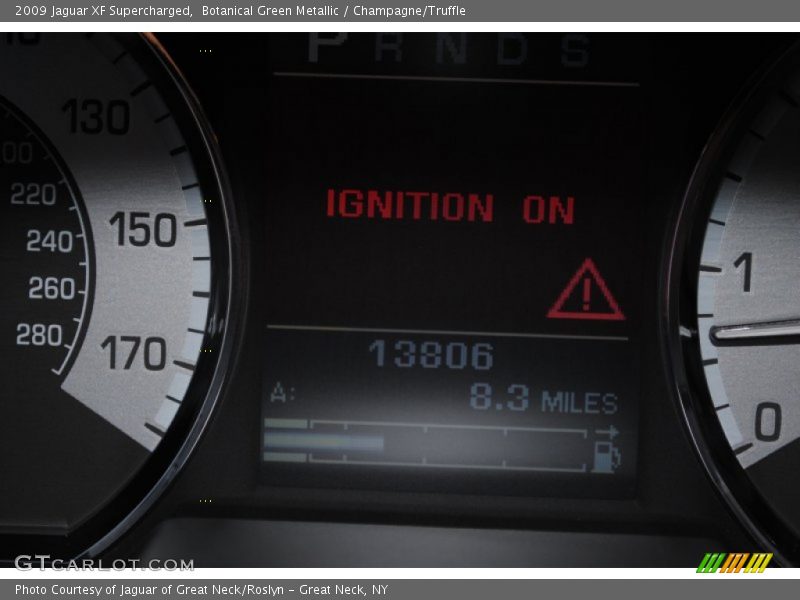 Botanical Green Metallic / Champagne/Truffle 2009 Jaguar XF Supercharged