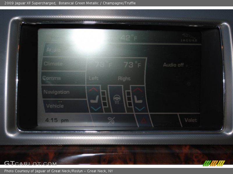 Botanical Green Metallic / Champagne/Truffle 2009 Jaguar XF Supercharged