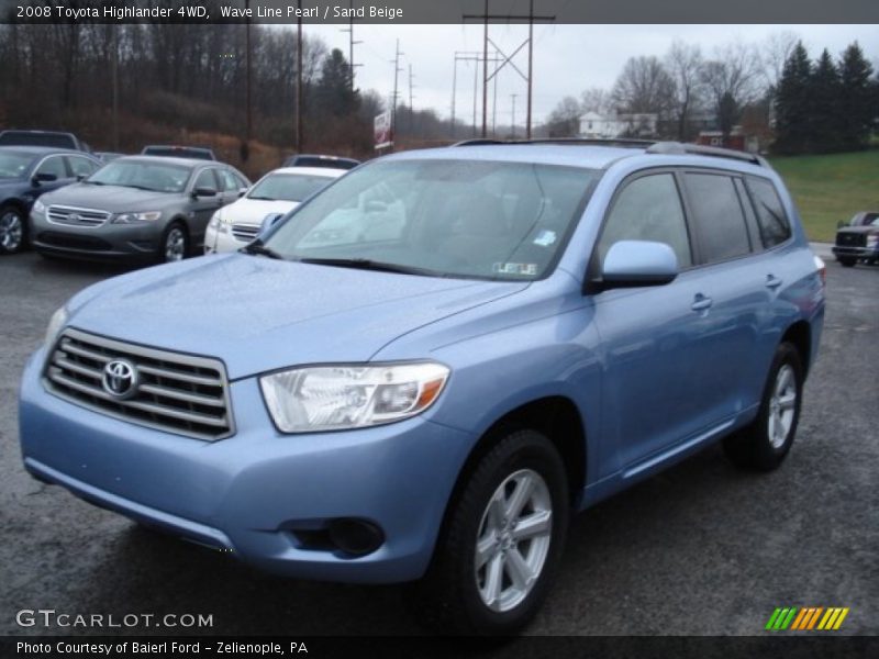 Front 3/4 View of 2008 Highlander 4WD