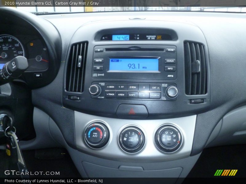 Carbon Gray Mist / Gray 2010 Hyundai Elantra GLS