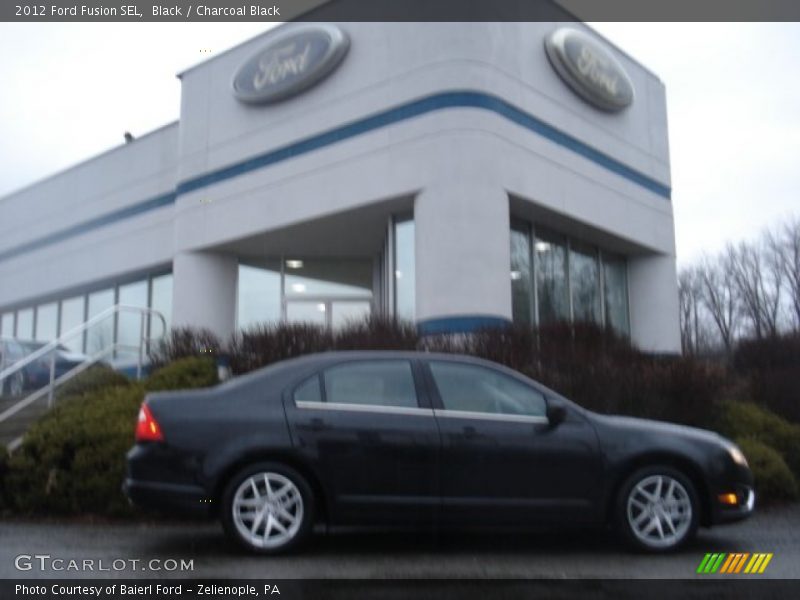 Black / Charcoal Black 2012 Ford Fusion SEL