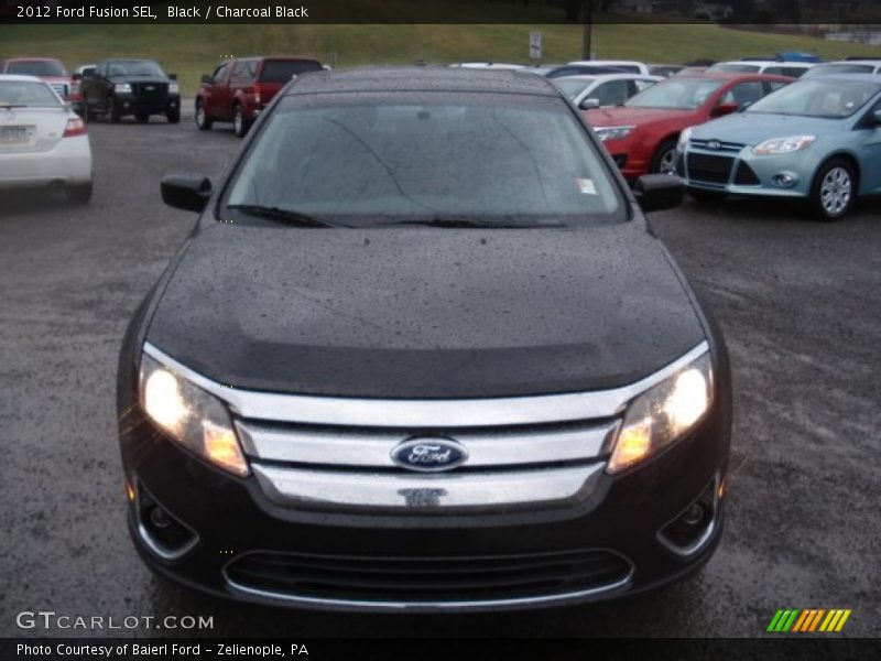 Black / Charcoal Black 2012 Ford Fusion SEL