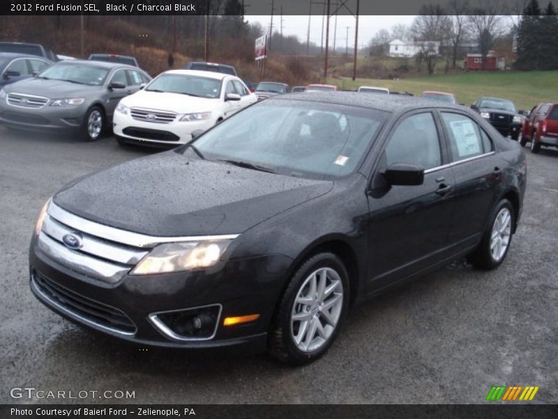 Black / Charcoal Black 2012 Ford Fusion SEL