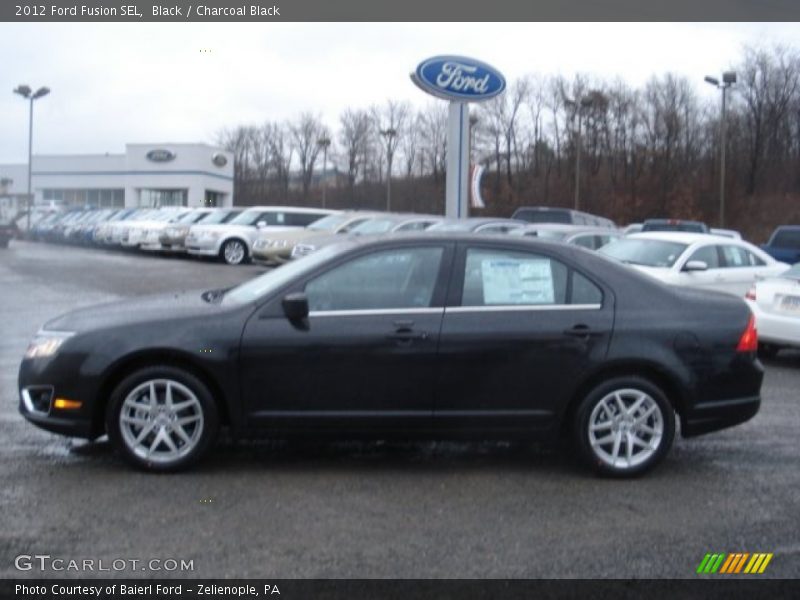 Black / Charcoal Black 2012 Ford Fusion SEL