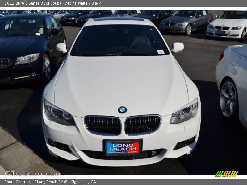 Alpine White / Black 2012 BMW 3 Series 328i Coupe