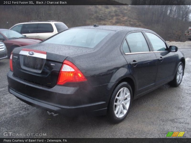 Black / Charcoal Black 2012 Ford Fusion SEL