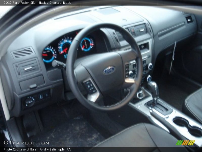 Black / Charcoal Black 2012 Ford Fusion SEL