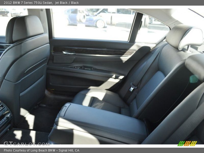 Jet Black / Black 2012 BMW 7 Series 750Li Sedan