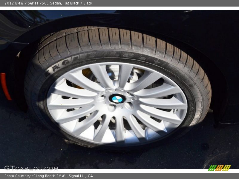 Jet Black / Black 2012 BMW 7 Series 750Li Sedan