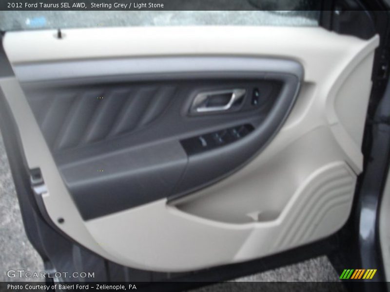 Sterling Grey / Light Stone 2012 Ford Taurus SEL AWD